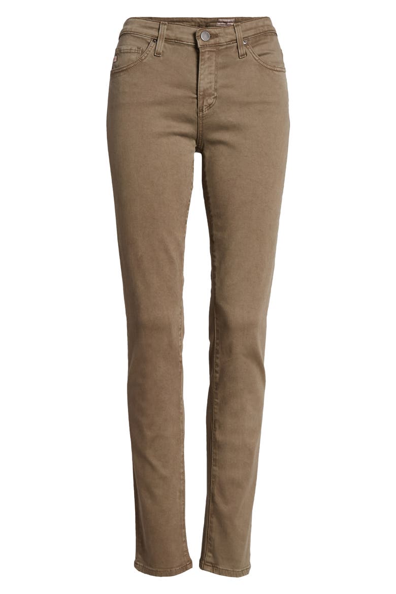 'The Prima' Cigarette Leg Skinny Jeans, Alternate, color, SULFUR JAGGED B