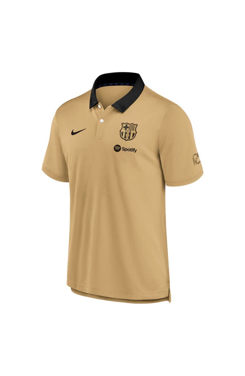 Nike Men's Nike Gold Barcelona 2024/25 Performance 2.0 Polo, Alternate, color,