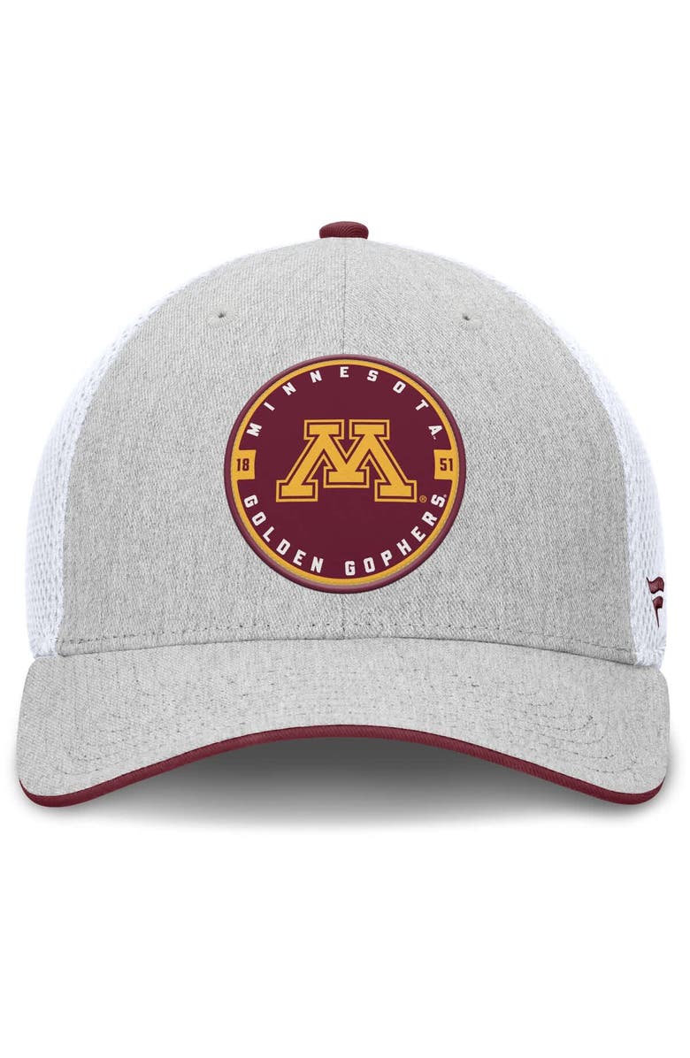 FANATICS Men's Fanatics Heather Gray Minnesota Golden Gophers Trigger Flex Hat, Alternate, color, Heather Gray