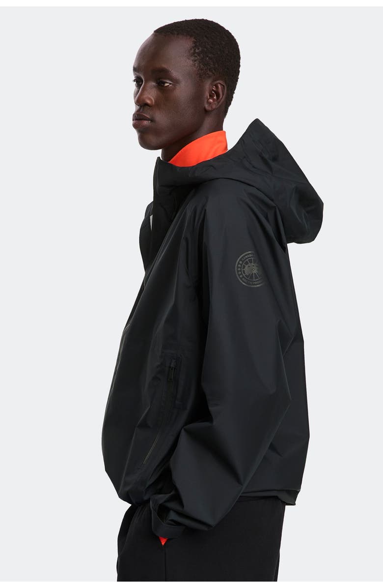 Canada Goose Horizon Rain Jacket, Main, color, Black