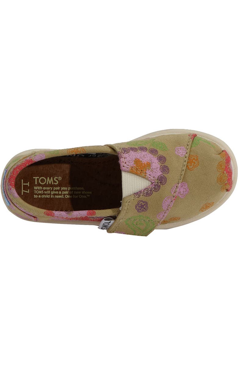 TOMS Disney, It's a Small World by TOMS 'Classic' Slip-On, Alternate, color,