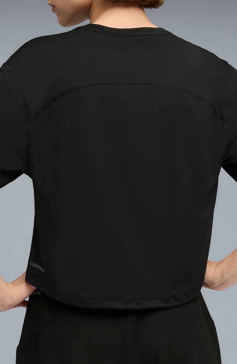 PUMA CLOUDSPUN Relaxed T-Shirt, Alternate, color, Puma Black