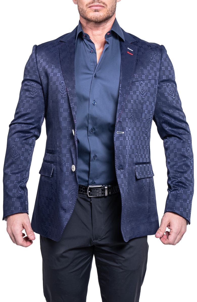 Maceoo Socrate Evo Ascension21 Blazer, Alternate, color, Blue