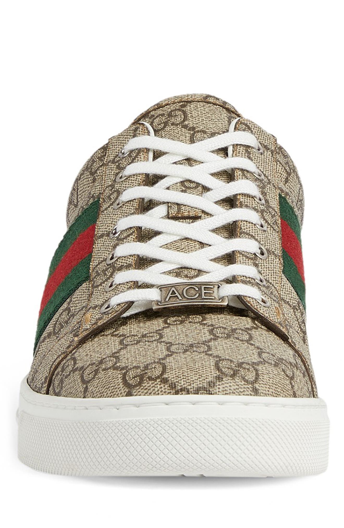 Ace Sneaker, Alternate, color, BEIGE EBONY GREEN