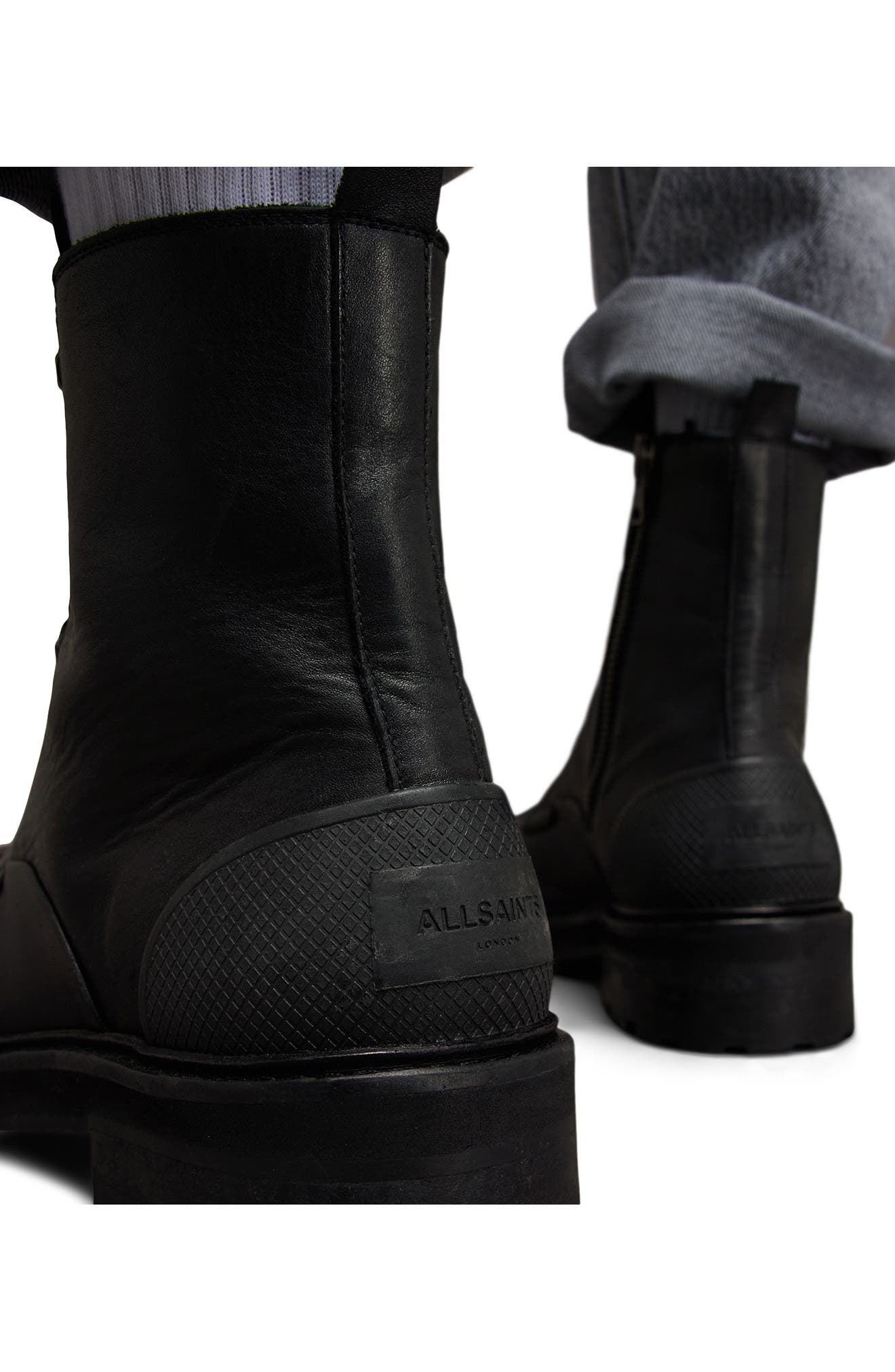 AllSaints Mudfox Lace-Up Boot, Alternate, color, 