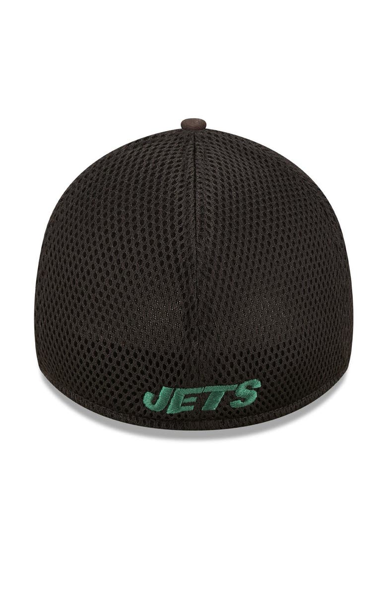 New Era Men's New Era Black New York Jets Team Neo 39THIRTY Flex Hat, Alternate, color, 