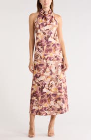 AREA STARS Jersey Halter Dress