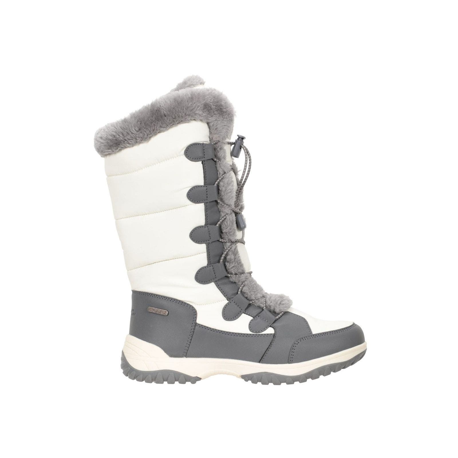 Snowflake Extreme Long Snow Boots, Alternate, color, White
