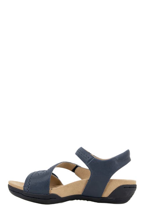 Jambu Makayla Casual Flat Sandal In Navy
