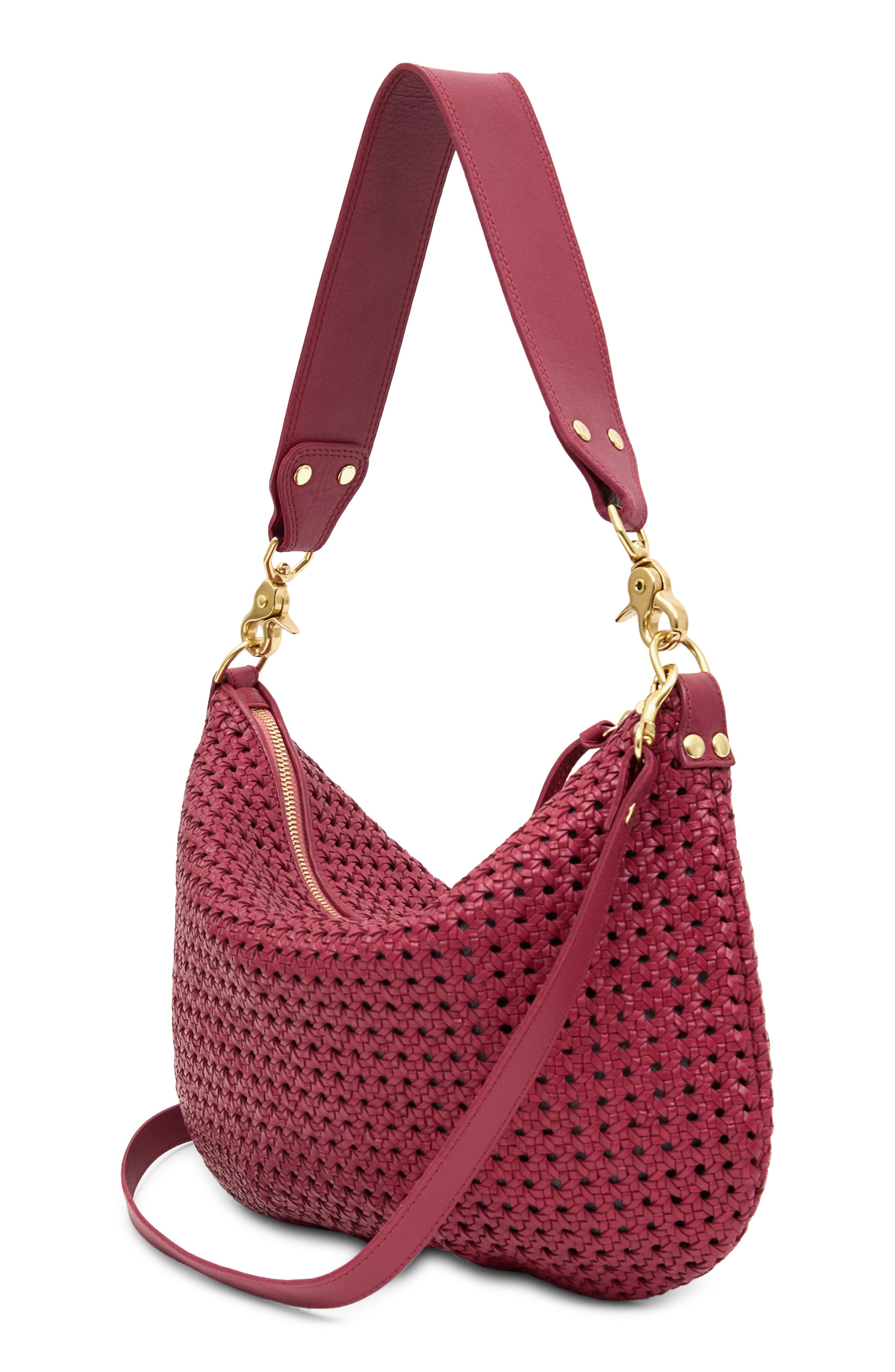 Clare V. Moyen Messenger Bag, Alternate, color, Plummy