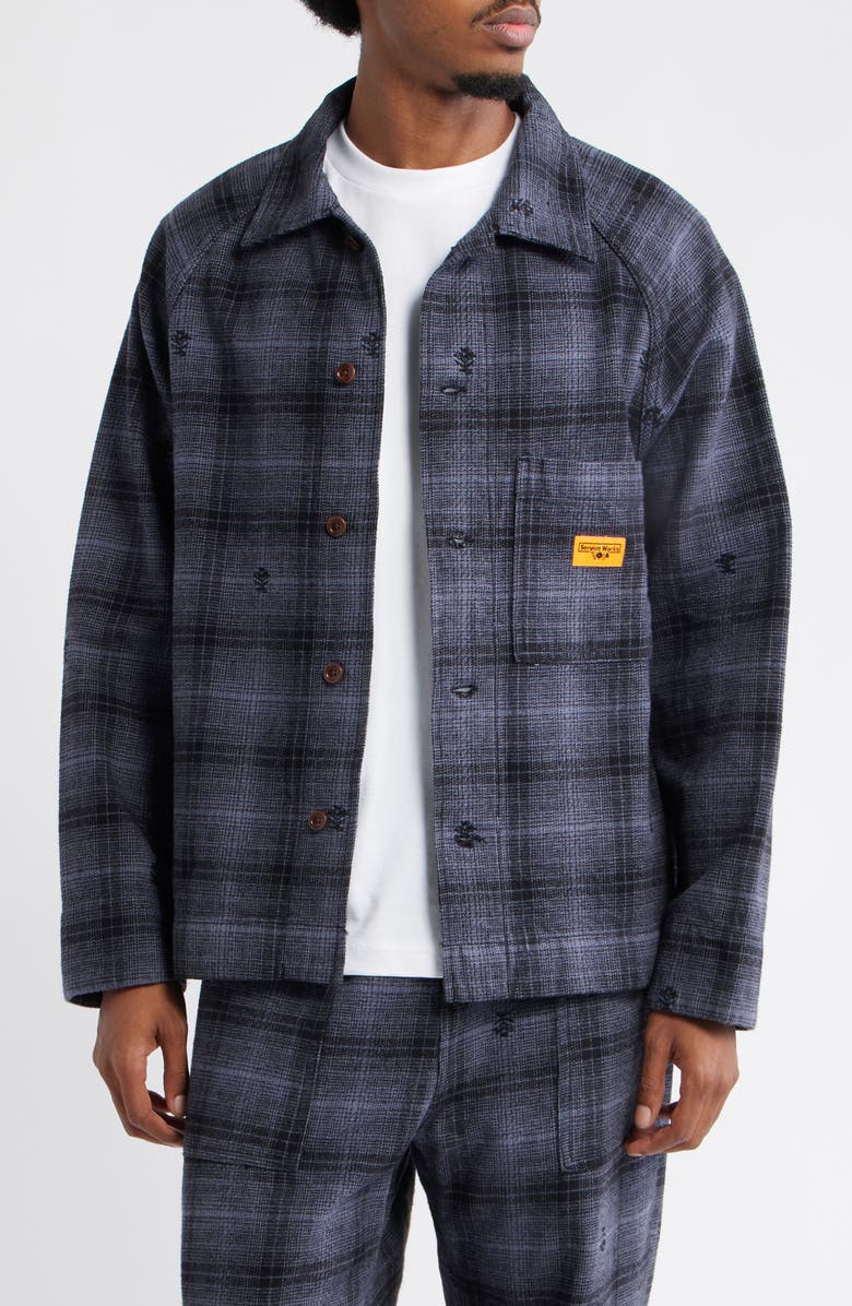 Service Works Thistle Plaid Front of House, Main, color, Black