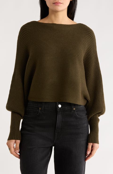 Franklin Batwing Crop Sweater