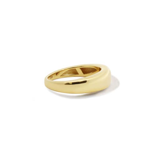 The Lovery Fine Jewelry Gold Dome Ring In Gold