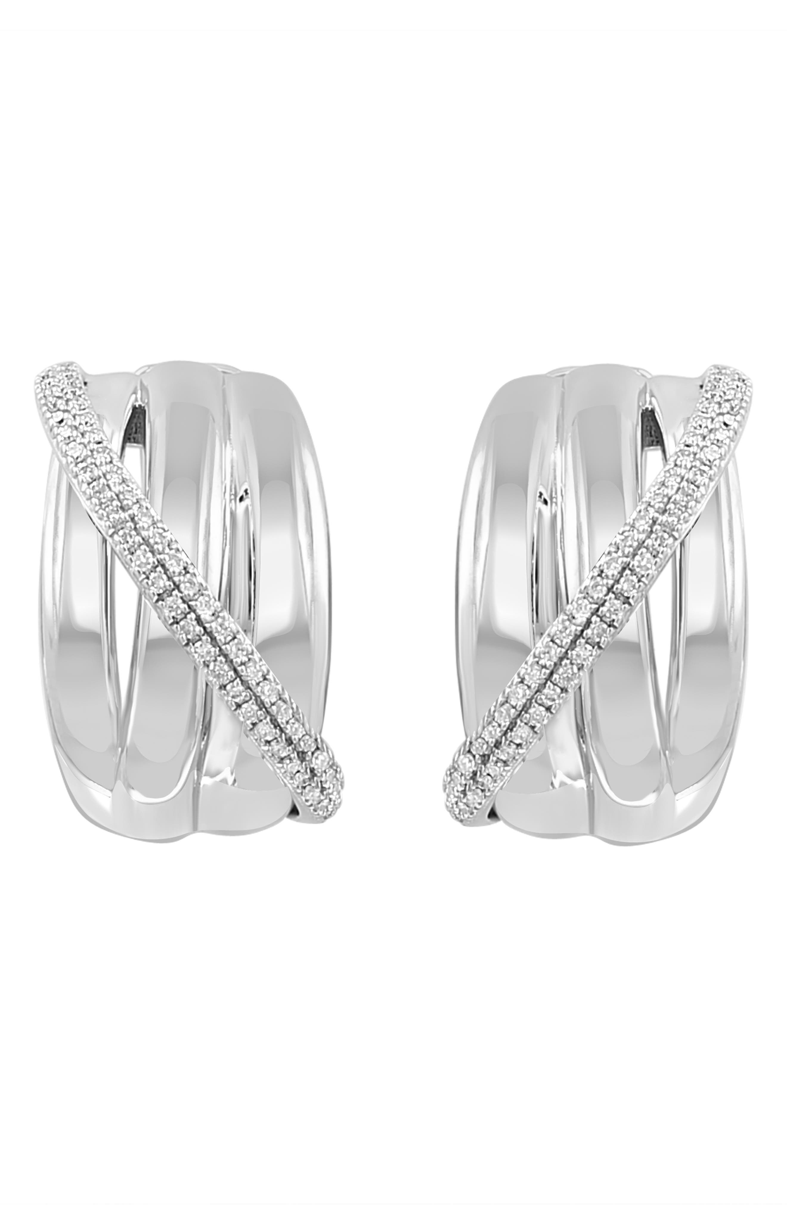 EFFY Diamond Hoop Earrings - 0.34ct.