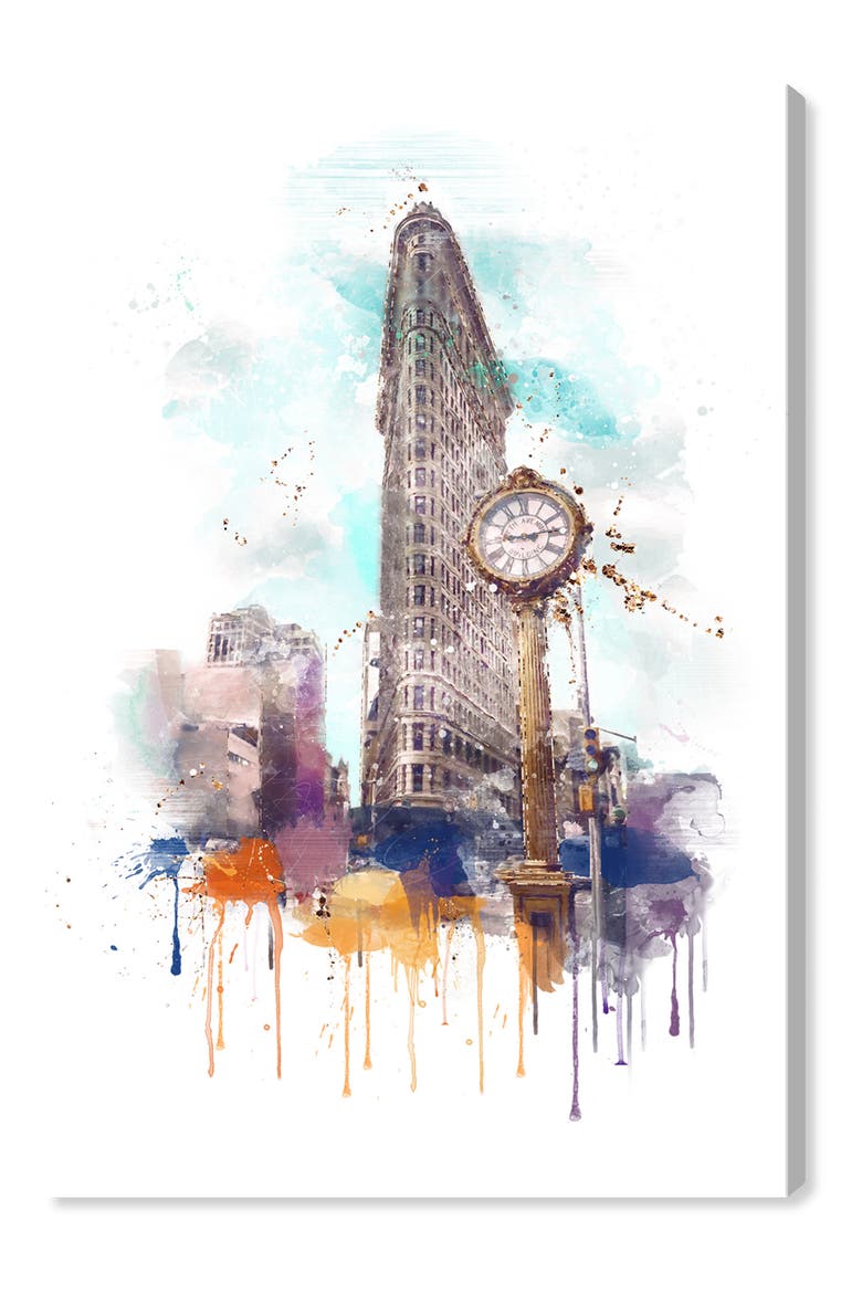 New York's Delight Canvas Wall Art, Main, color, GREY