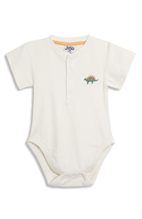 Jojo Maman Bébé Jojo Maman Bebe Set Of 2 Stegosaurus Bodysuits In Blue