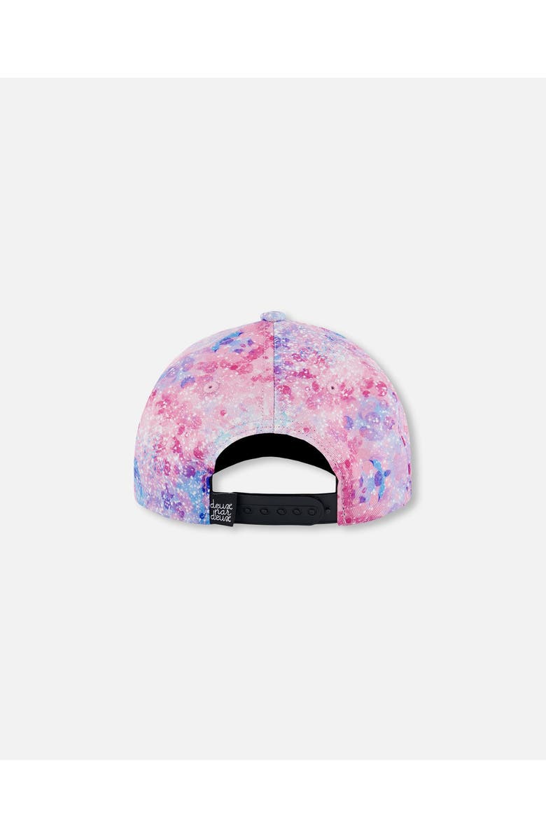 Deux par Deux Baby Girl's Printed Cap Pink With Bubble Effects, Alternate, color, Pink With Bubble Effects