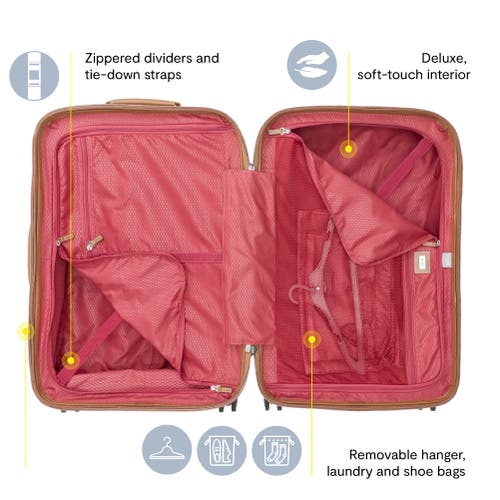 Delsey Paris Chatelet Air 2.0 Hardside 2-piece Luggage Set Carry-on & Large Checked In Brown