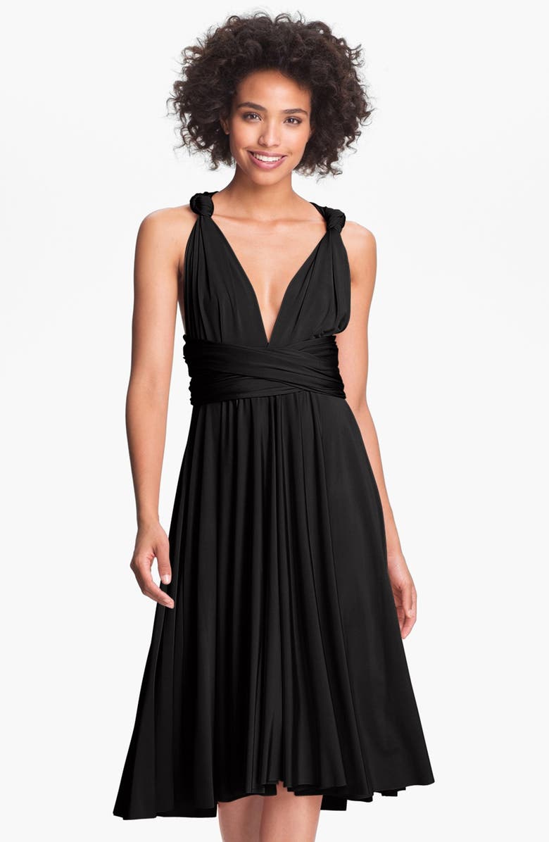 twobirds Bridesmaid twobirds Convertible Jersey Gown, Main, color, 