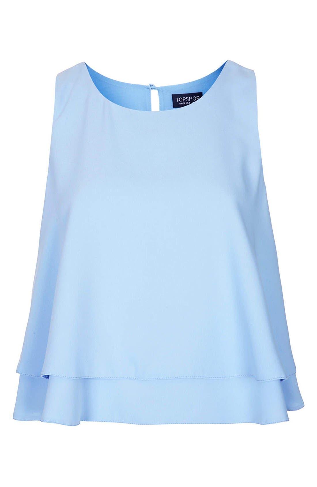 Topshop Layered Trapeze Shell (Women) | Nordstrom