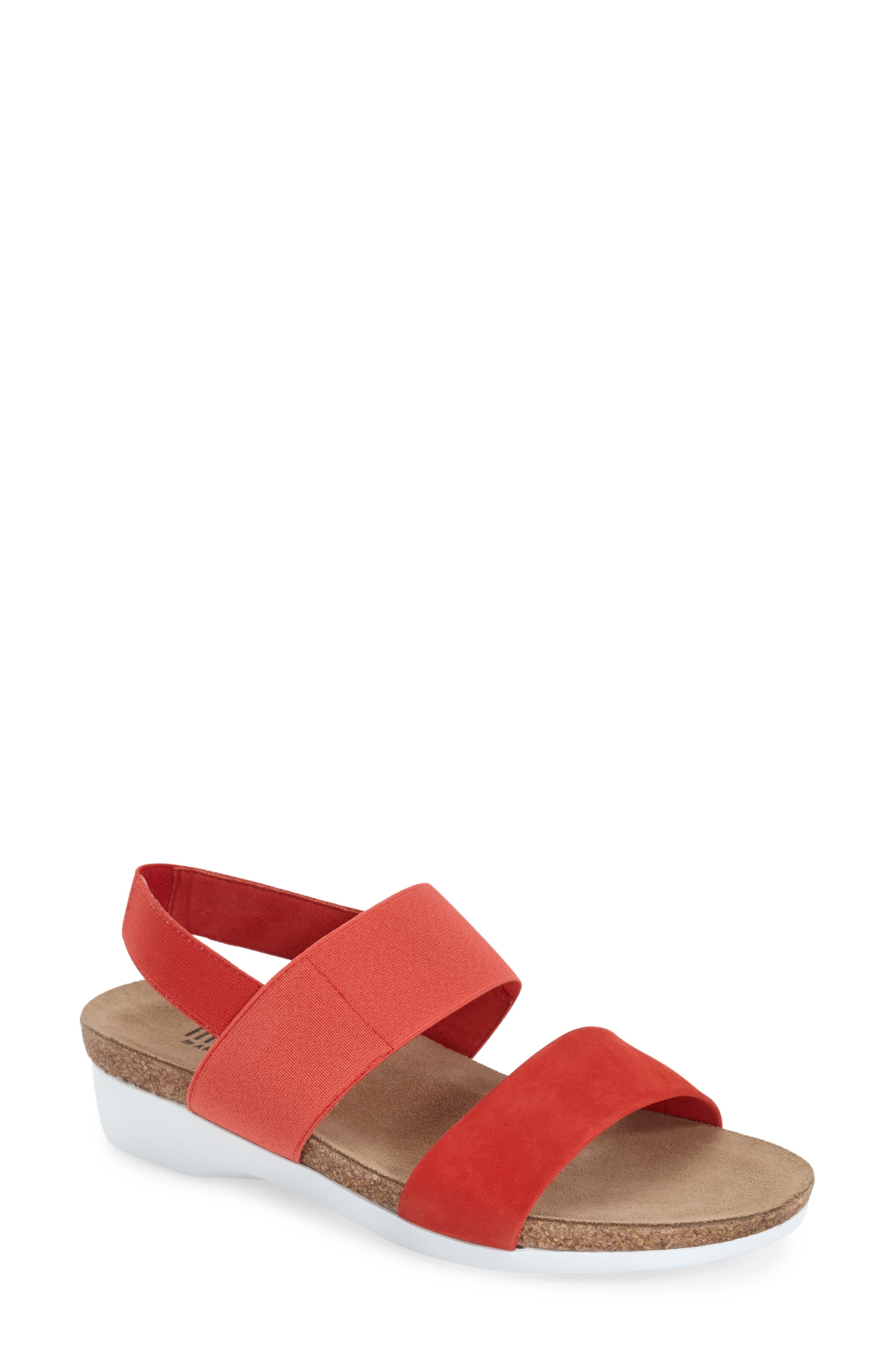Pisces Sandal - Multiple Widths Available, Alternate, color, CORAL NUBUCK