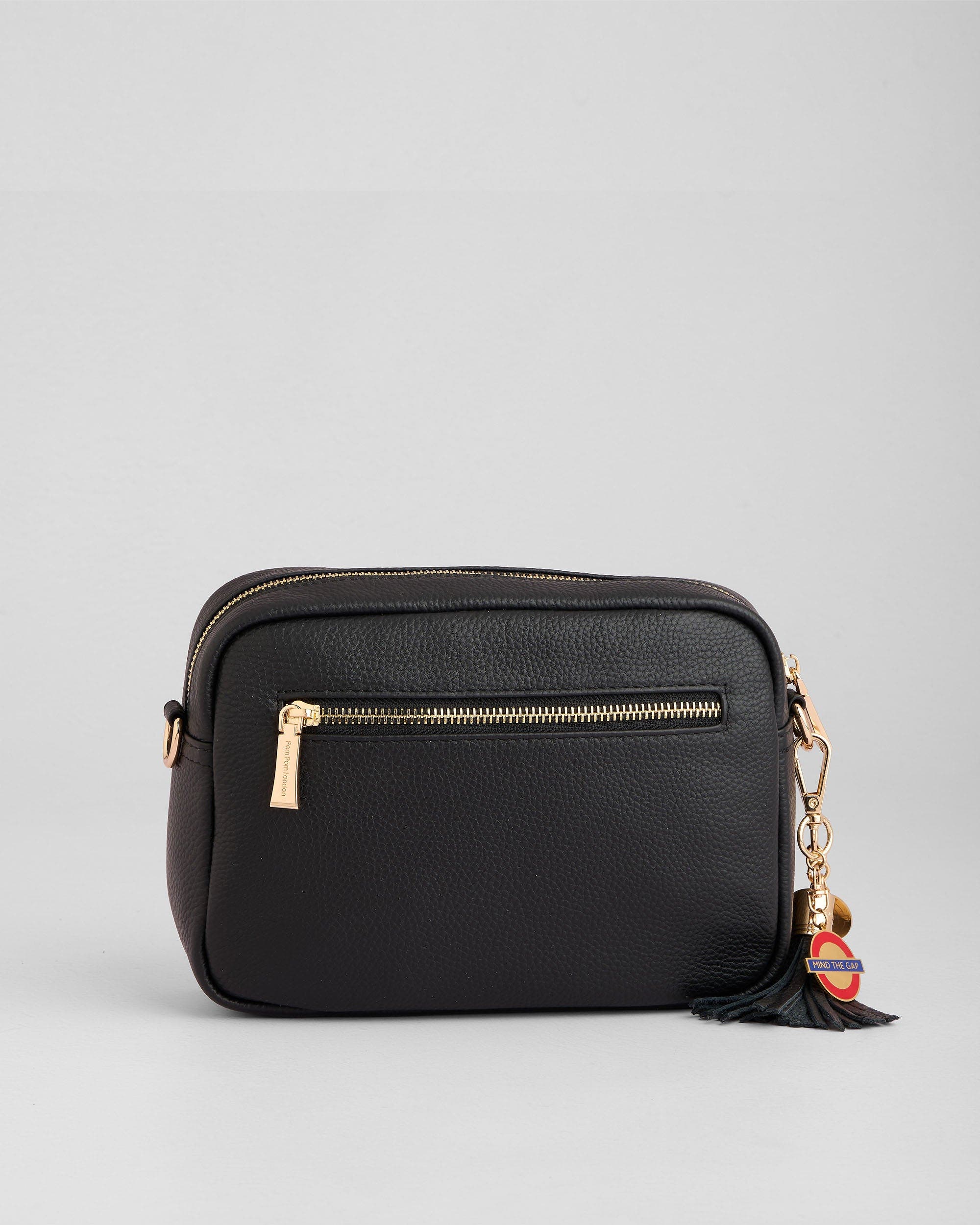 Pom Pom London City Crossbody Bag, Alternate, color, Northern Black