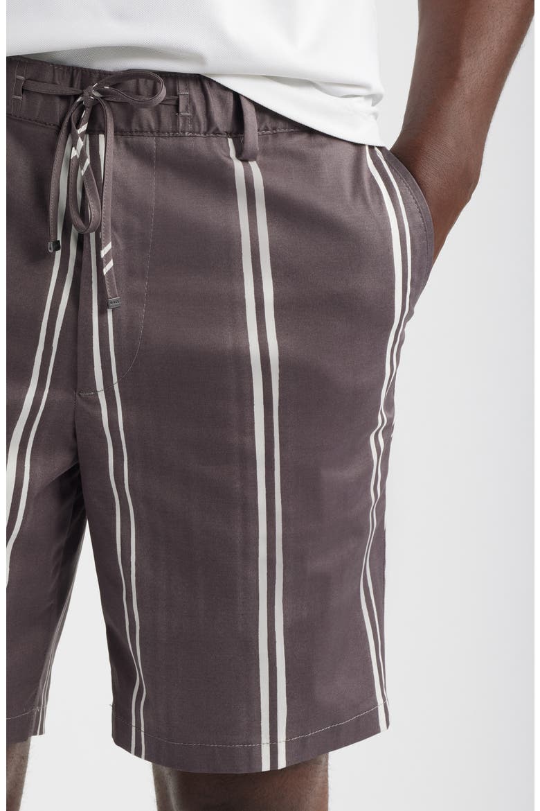 Kane Stripe Stretch Cotton Shorts, Alternate, color, MEDIUM PURPLE