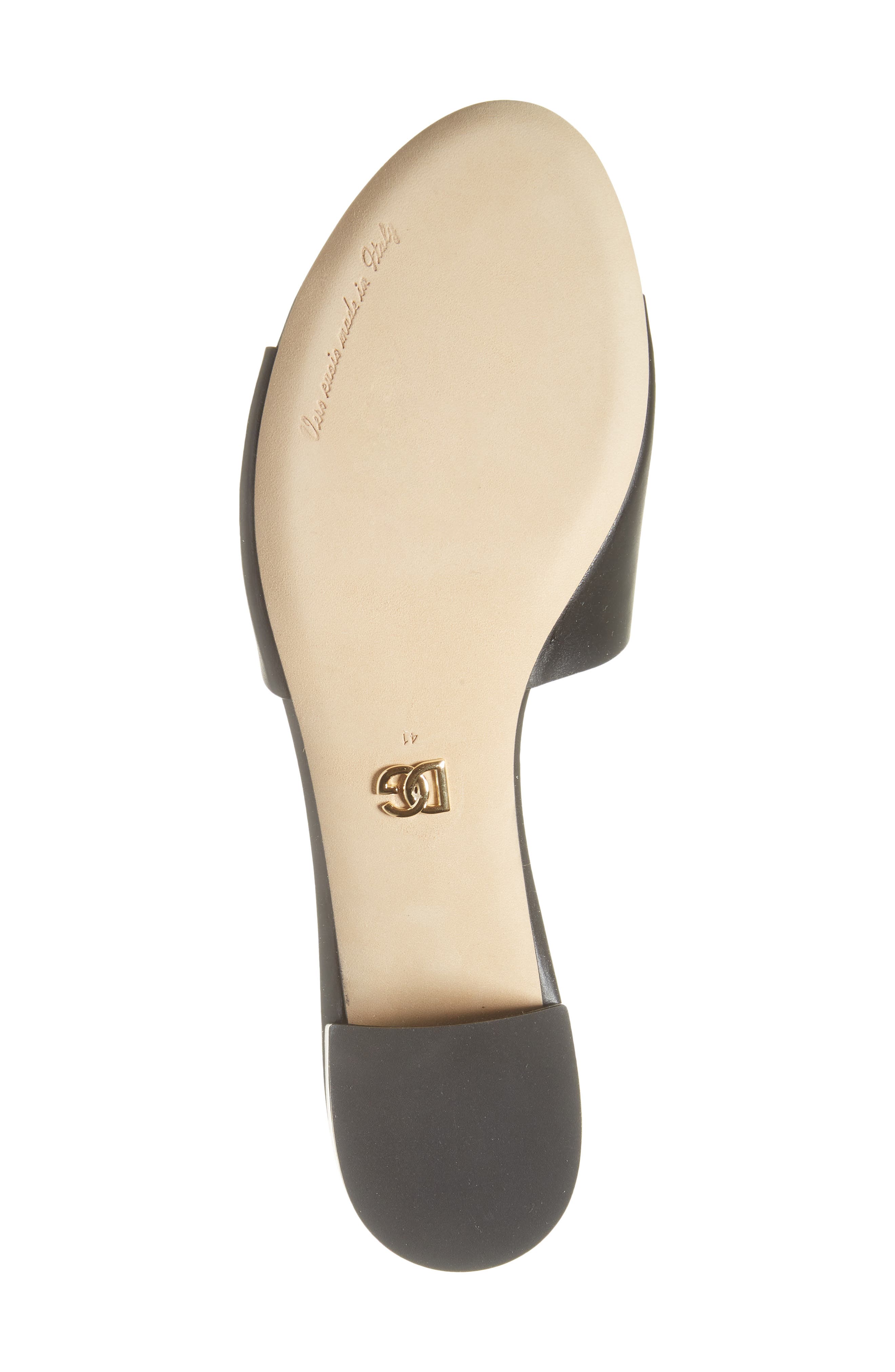 Dolce&Gabbana DG Interlock Slide Sandal, Alternate, color, 80999 Black