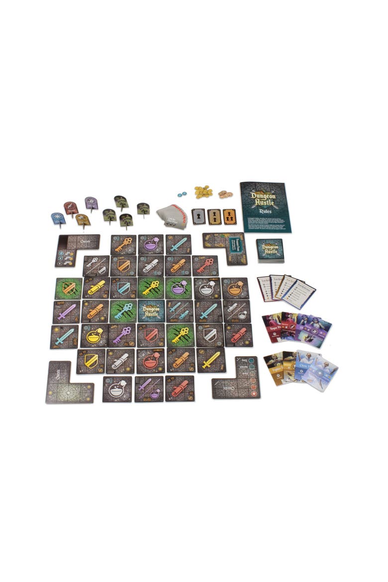 Dungeon Hustle Board Game, Alternate, color, Multicolored