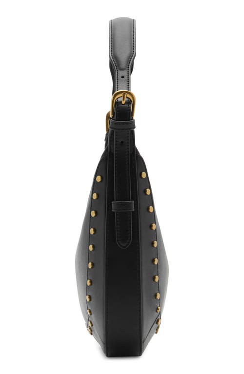 Mango Small Studded Faux Leather Shoulder Bag