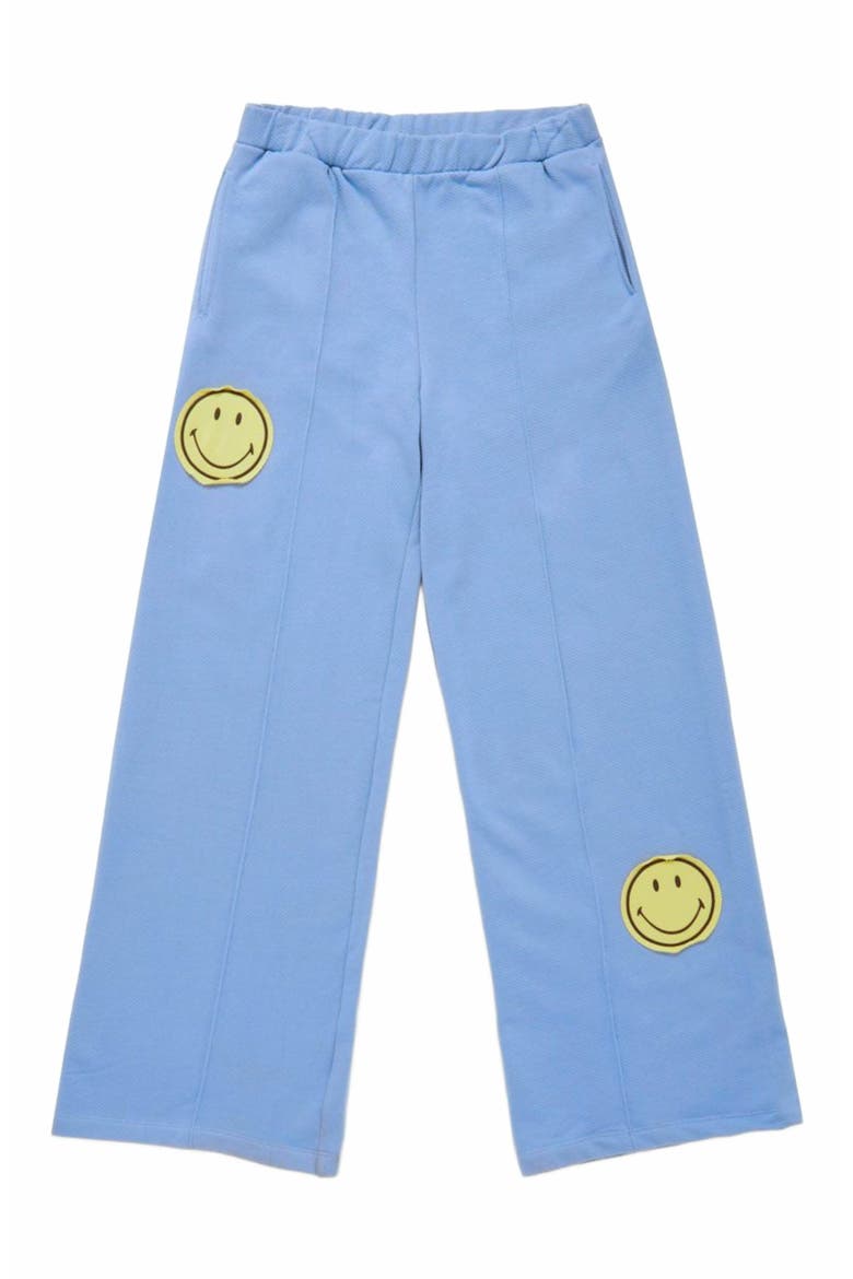 Smiley Straight Leg Pants, Alternate, color, BLUE
