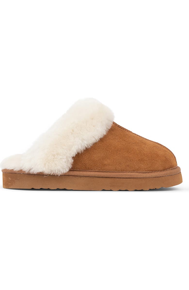 patricia green Clara Genuine Shearling Mule, Alternate, color,