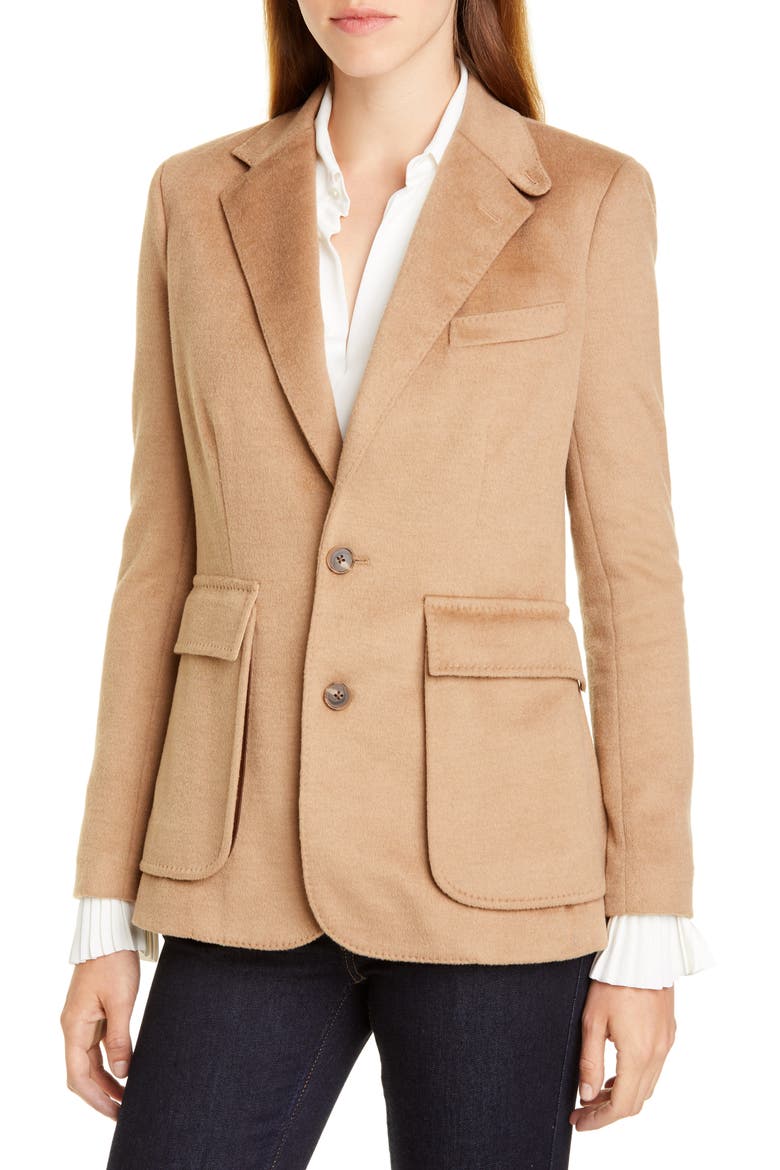 Patch Pocket Blazer, Alternate, color, CAMEL