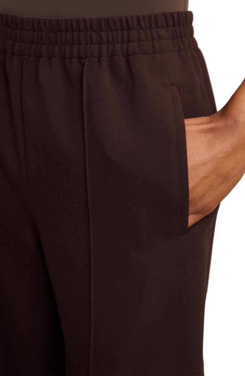 Reiss Robyn Pleated Wide Leg Pants, Alternate, color, Burgundy