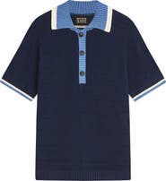 Scotch & Soda Loose Fit Contrast Trim Polo