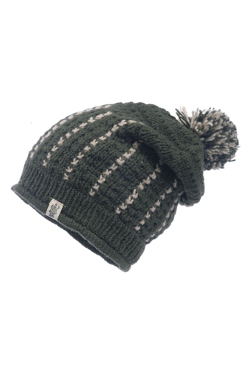 Nirvanna Designs Ferry slouch Hat, Main, color, Olive