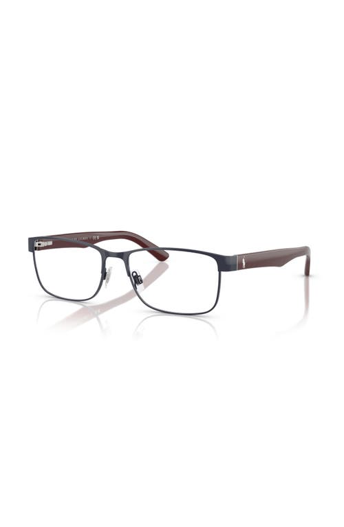 Polo Ralph Lauren 57mm Rectangle Optical Glasses In Neutral