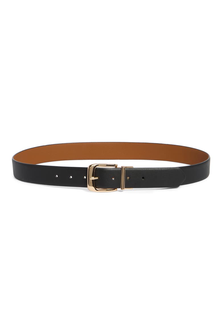 Reversible Belt, Main, color, BLACK/GOLD