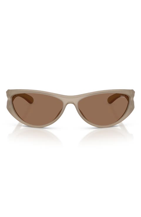 63mm Oversize Cat Eye Sunglasses