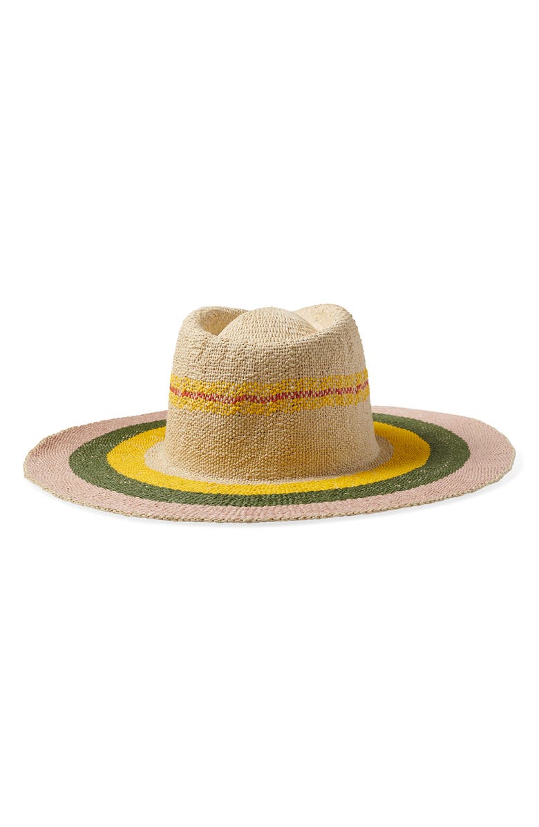 Brixton Pauma Straw Fedora, Alternate, color,