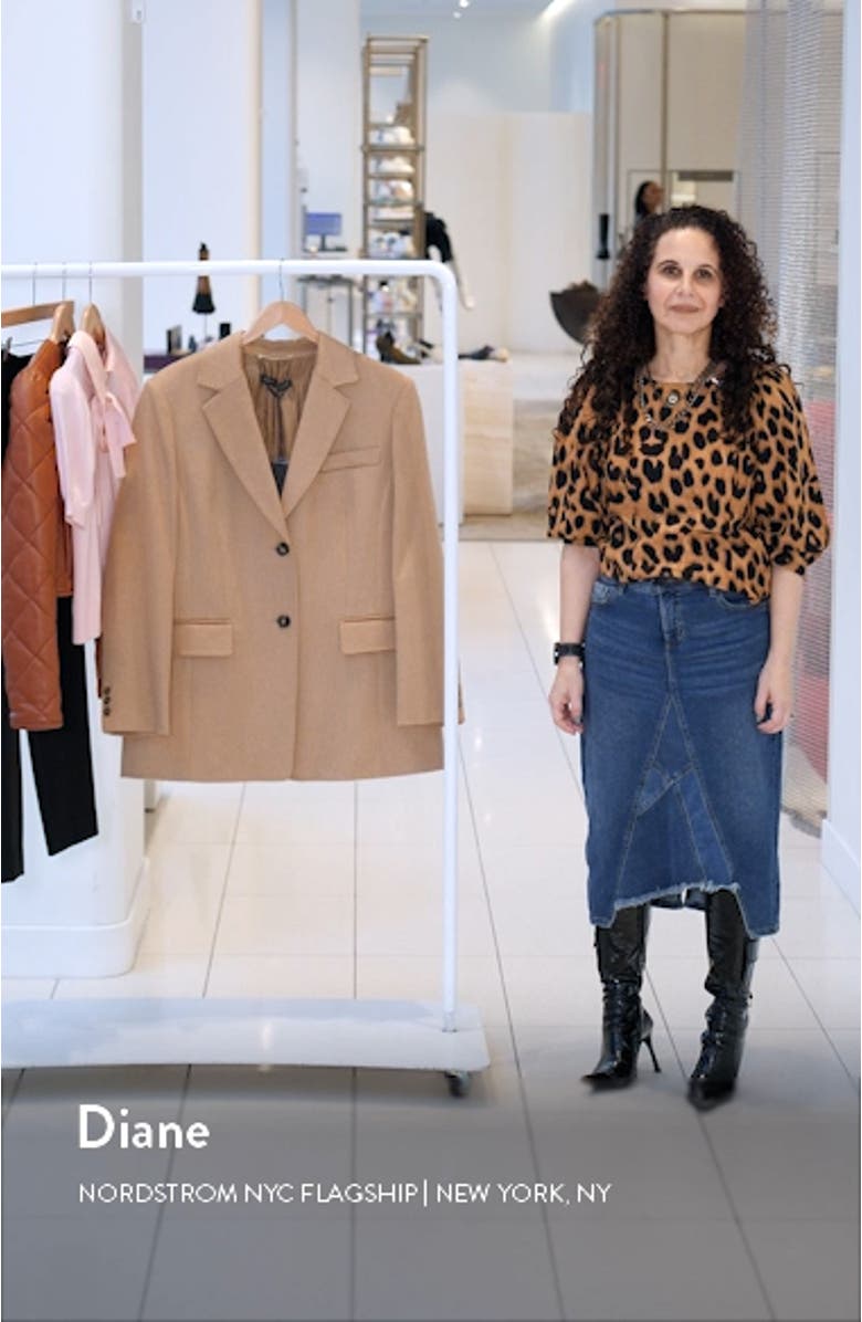 Biagio Camel Hair Blazer, sales video thumbnail