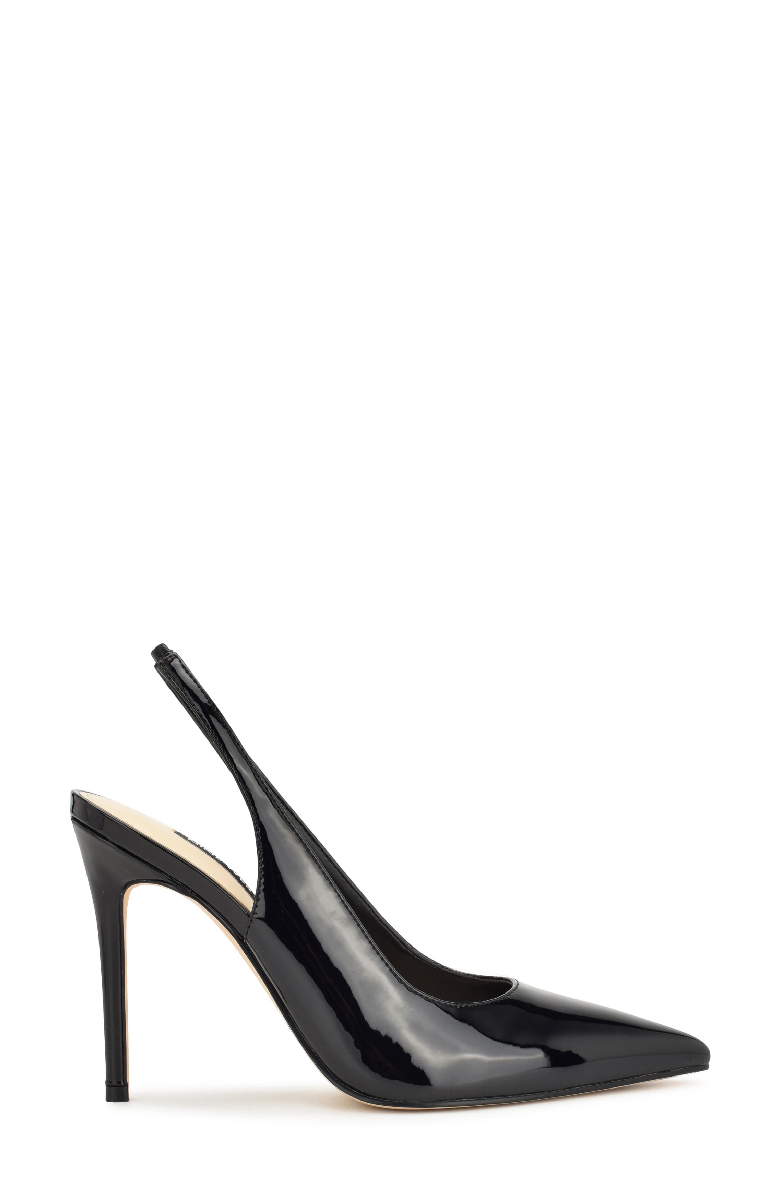 Feather Slingback Pointed Toe Pump - image 2