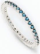 Mint & Lily September Birthstone Eternity Stacking Ring