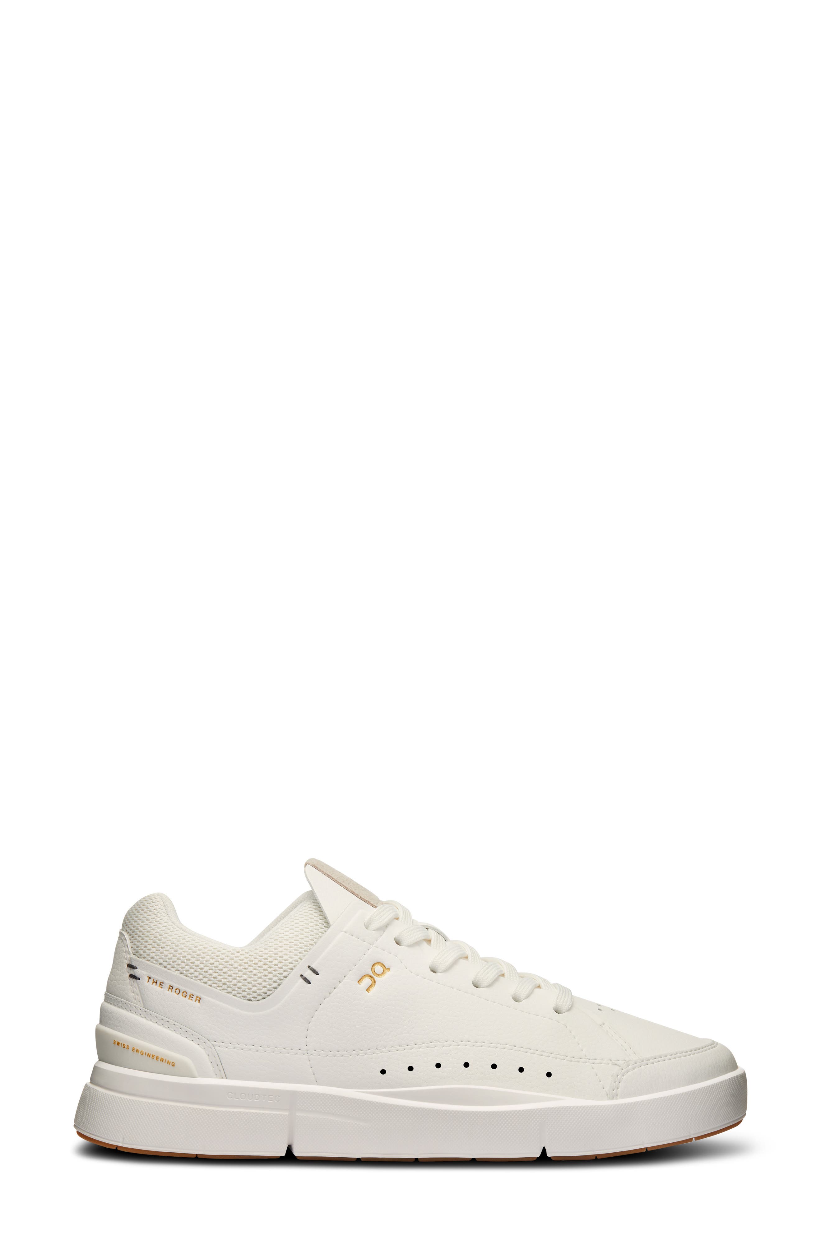 On THE ROGER Centre Court Tennis Sneaker, Main, color, White/Gum
