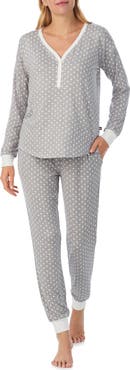 Kate Spade New York print henley pajamas