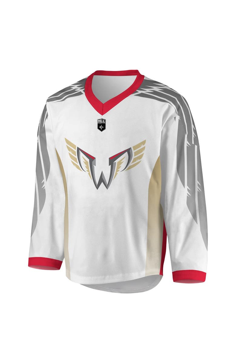 ADPRO Sports Youth White/Gray Philadelphia Wings Replica Jersey, Alternate, color, White