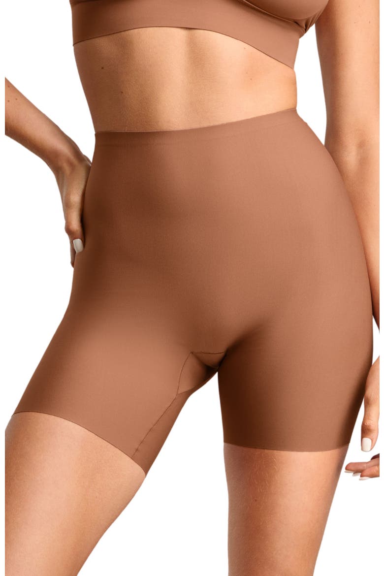 No-Show Bike Short, Main, color, Toffee