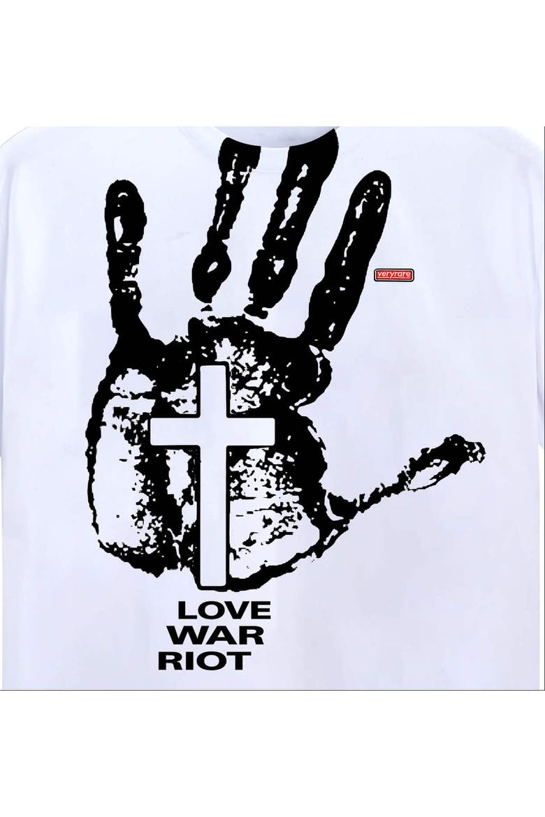 Holy Stigmata Tee, Alternate, color, White