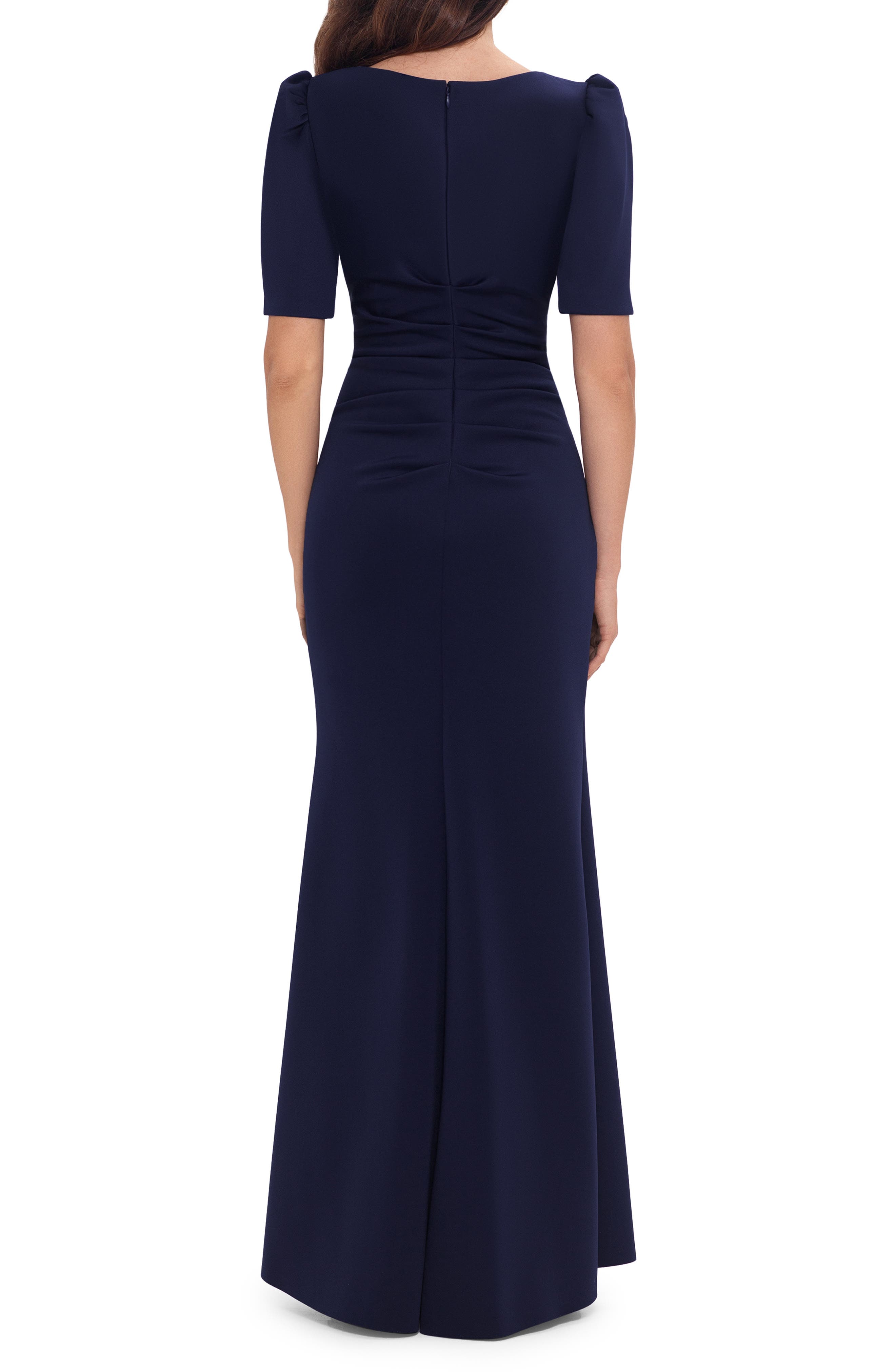 Ruffle Puff Sleeve Gown - image 4