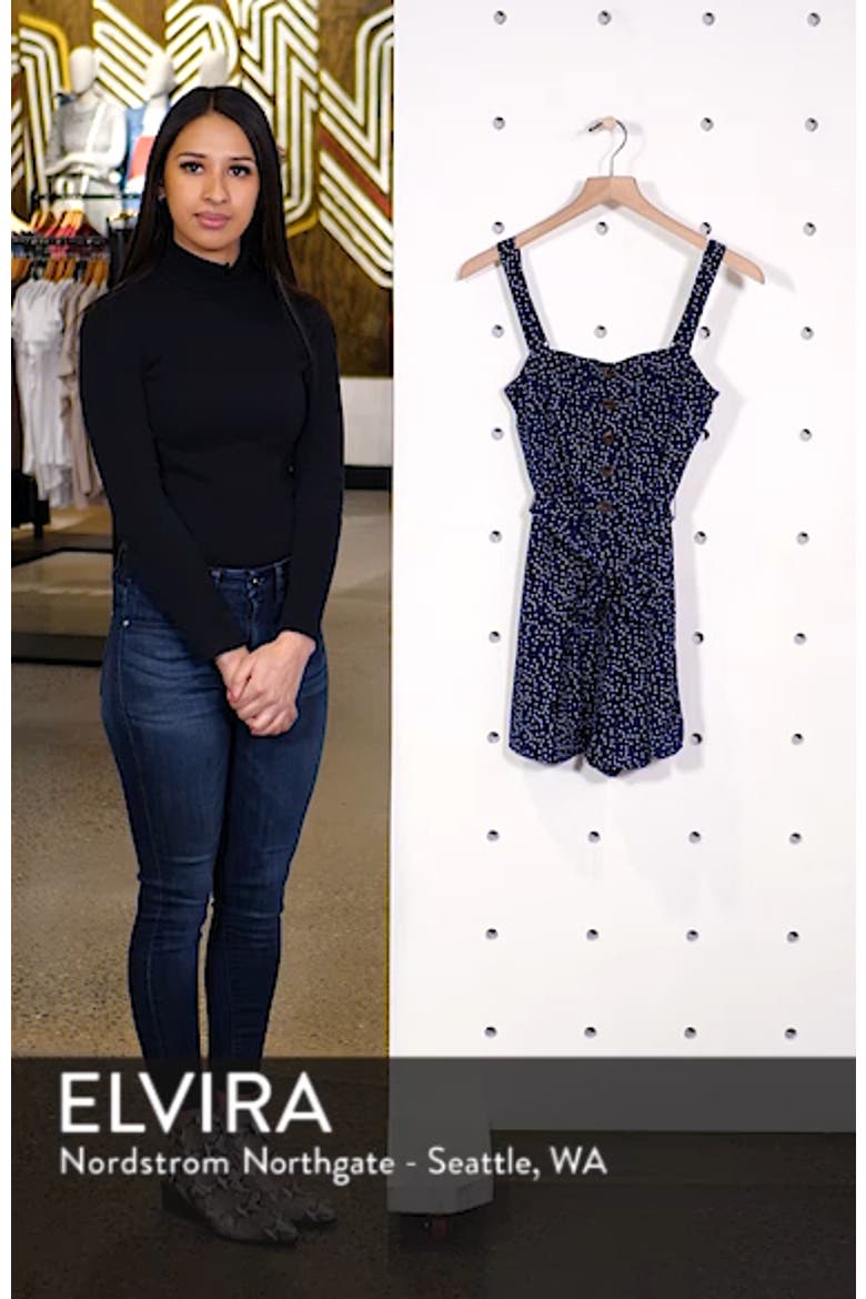 Button Front Romper video